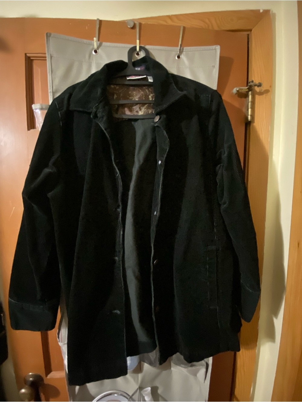 bill blass Black Corduroy Blazer Jacket